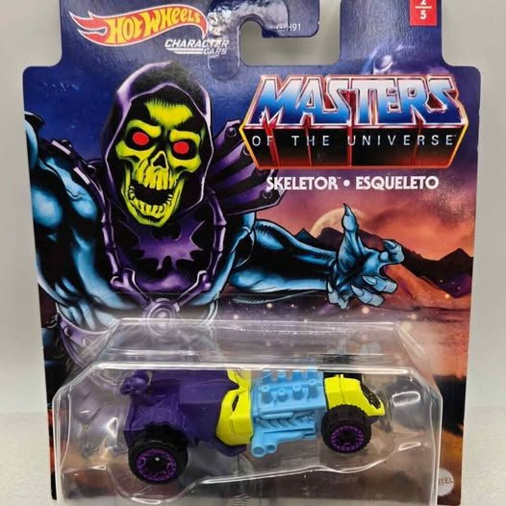 Hot Wheels Character Cars Masters of the Universe Skeletor 2/5 (GJH91) - NIB